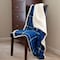 Hastings Home Hastings Home Fleece Sherpa Blanket Throw - Blue 436934HWI - alternate 2